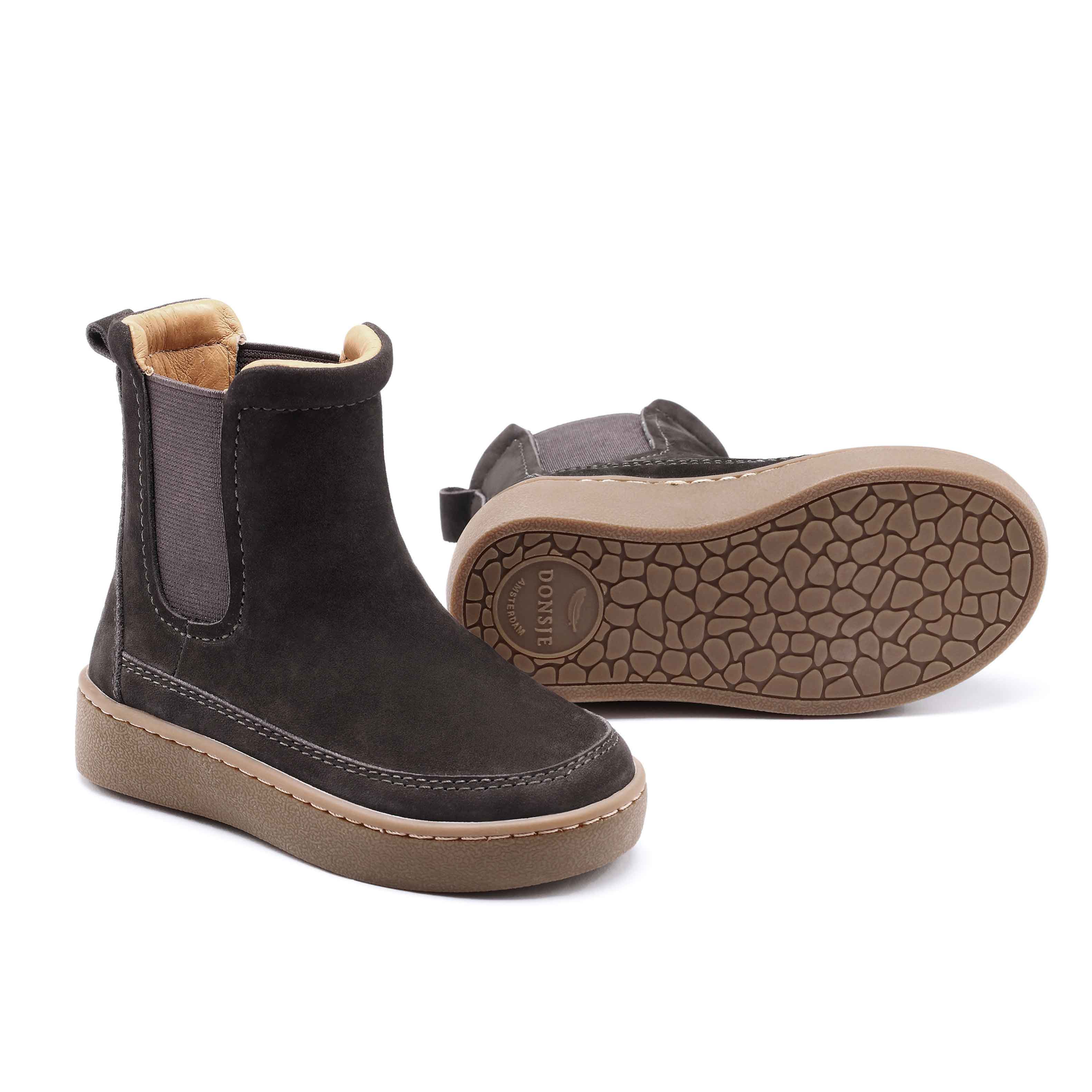 Donsje Kids Shoes Ojeh Nubuck Dark Brown