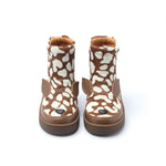 Donsje Kids Shoes Thuru Bambi Cow Hair Brown Spotted