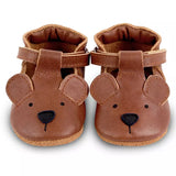 Donsje | Baby Shoes Spark Classic Bear - Cognac Leather