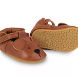 Donsje | Baby Shoes Spark Classic Bear - Cognac Leather