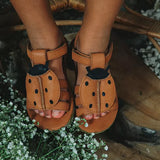 Donsje | Kids Shoes Iles Sky Lady Bird - Walnut Leather
