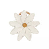 Donsje | Hair Tie Zaza Fields Daisy - Off White Leather