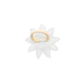 Donsje | Hair Tie Zaza Fields Daisy - Off White Leather