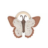Donsje | Hair Tie Zaza Sky Papillon - Walnut Nubuck