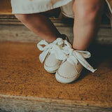 Donsje | Baby Shoes Lonny - Cream Leather