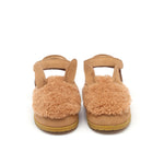 Donsje kids shoes Ela Alpaca Beige curly sheep wool