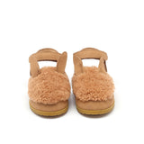 Donsje kids shoes Ela Alpaca Beige curly sheep wool