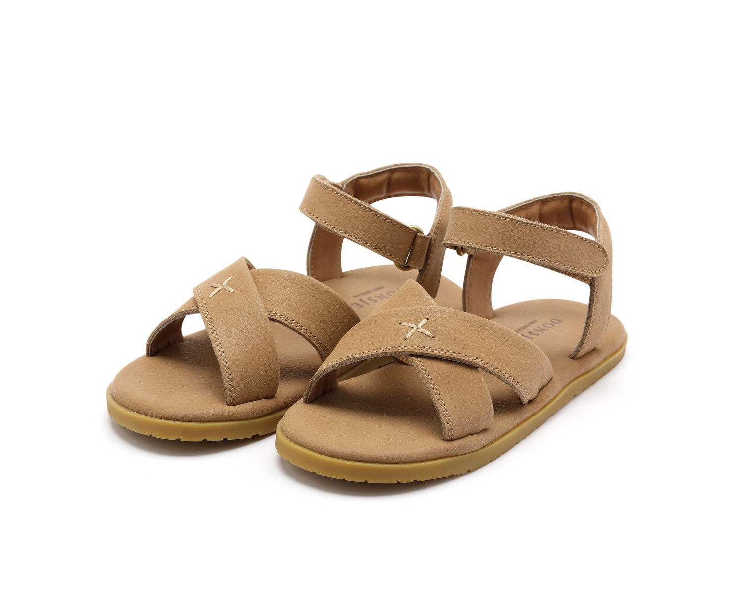 Donsje kids shoes otis taupe leather