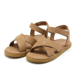 Donsje kids shoes otis taupe leather