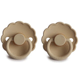 Frigg | Baby Pacifier Daisy (2pack) - Croissant