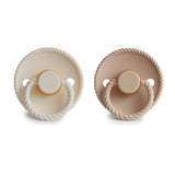 Frigg | Baby Pacifier Rope (2pack) - Cream/Croissant