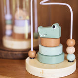 Jollein | Wooden Bead Maze - Croco