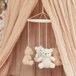 Jollein baby mobile teddy bear natural and biscuit