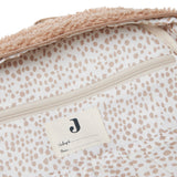 Jollein diaper bag backpack in boucle biscuit