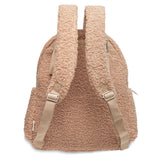 Jollein diaper bag backpack in boucle biscuit