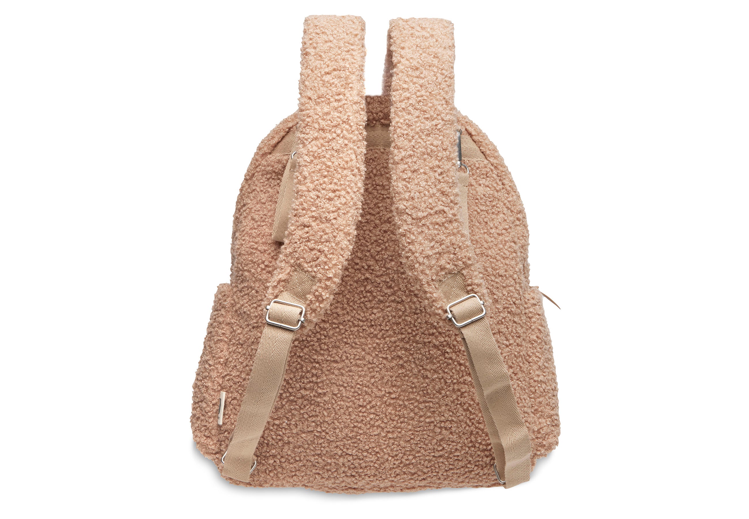 Jollein diaper bag backpack in boucle biscuit