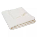Jollein | Muslin Blanket with Fringe 75x100cm - Ivory