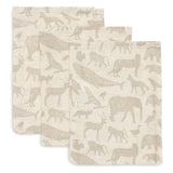 Jollein muslin wash cloth animals