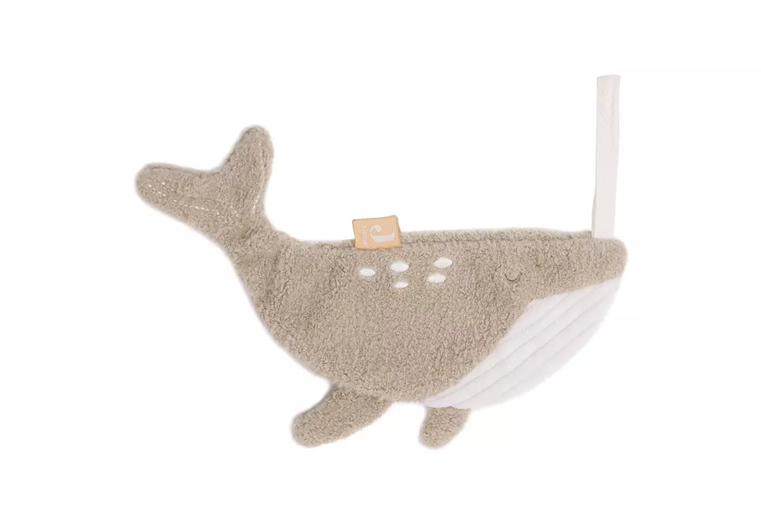 Jollein Pacifier Cloth Deepsea - Whale front side