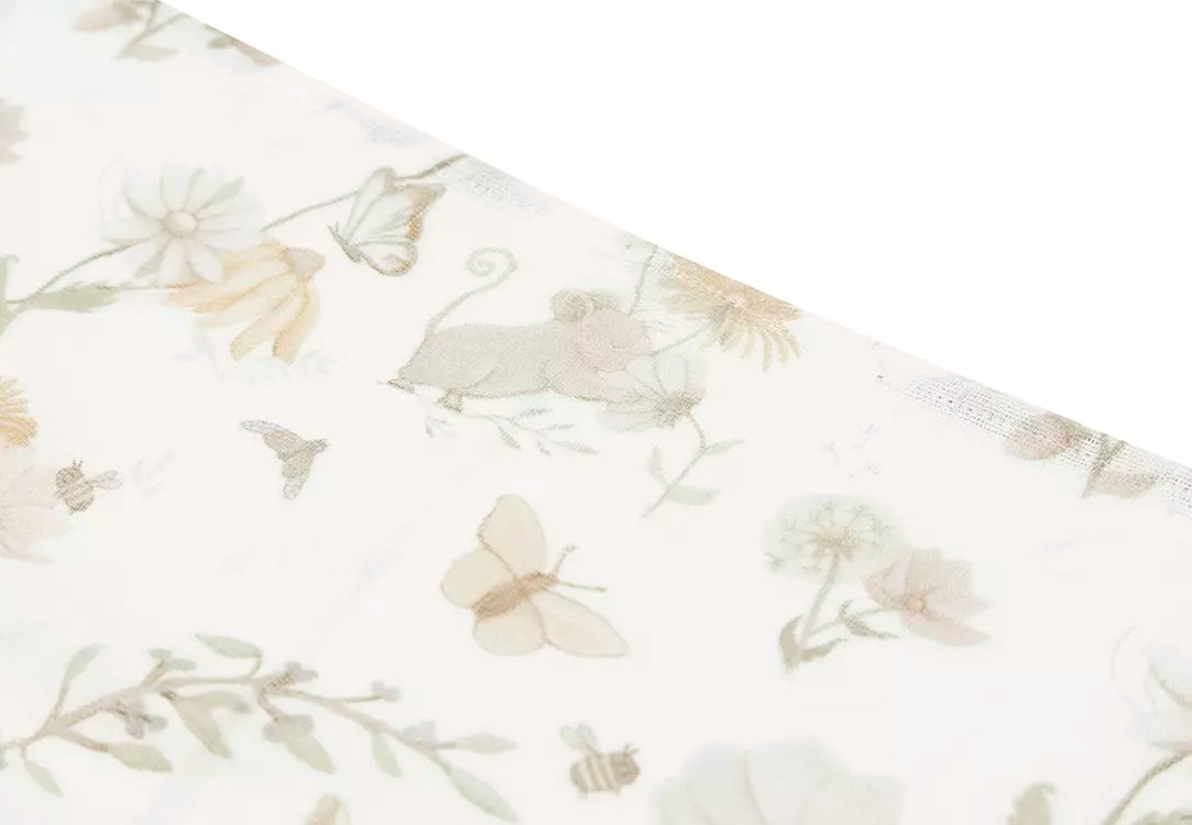 Jollein | Swaddle Muslin 115cm - Dreamy Mouse (2pack) close up