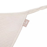 Jollein Fabric Bunting Wild Rose/Ivory detail shot of ivory color