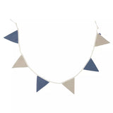 Jollein Fabric Bunting Blue/Olive Green