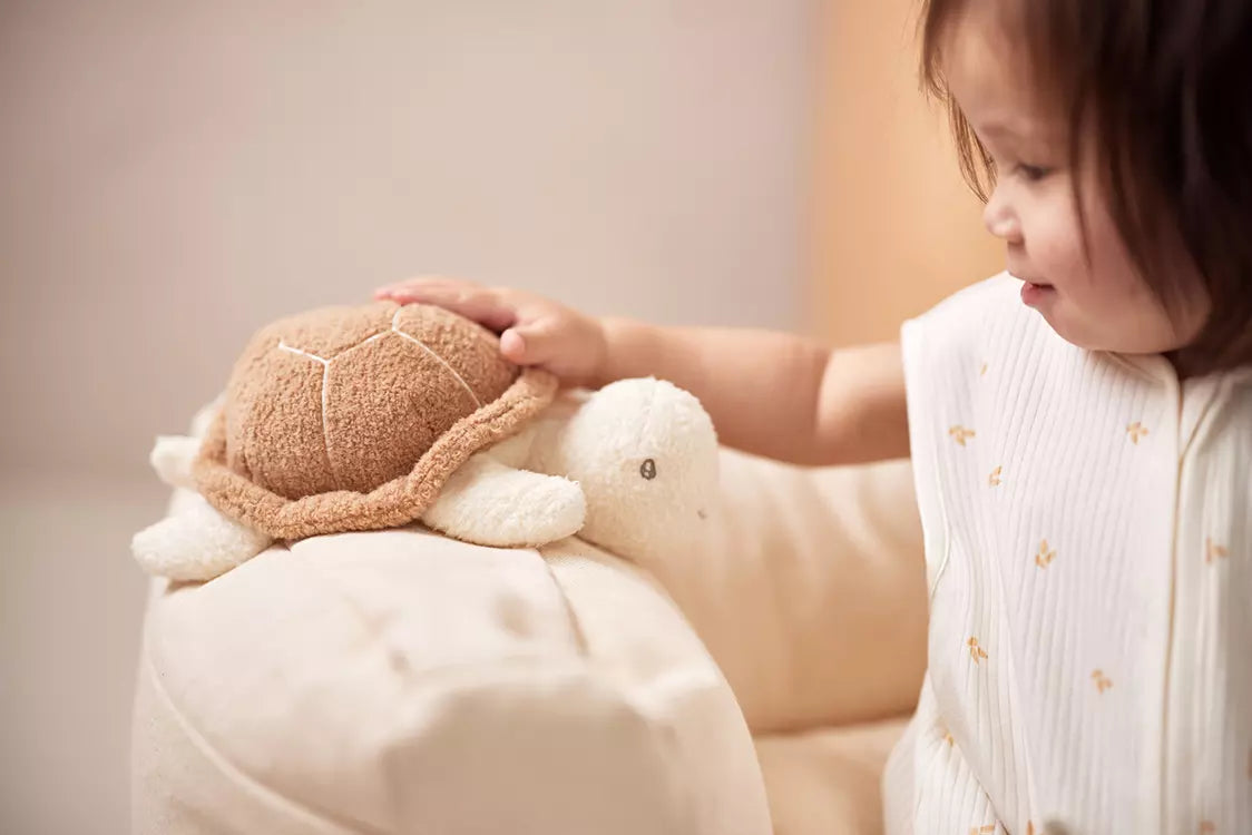 Kid with Jollein Activity Toy Deepsea Turtle