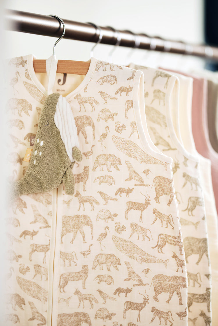 Jollein Sleeping Bag Muslin - Animals close up