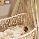 Baby in Jollein Sleeping Bag Muslin - Oatmeal