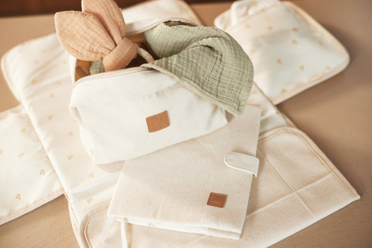 Jollein Changing Pad Twill Natural with other items