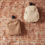 Jollein diaper bag backpack in boucle natural