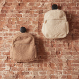 Jollein diaper bag backpack in boucle natural