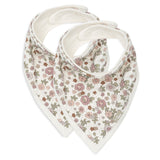 Jollein bib bandana retro flowers