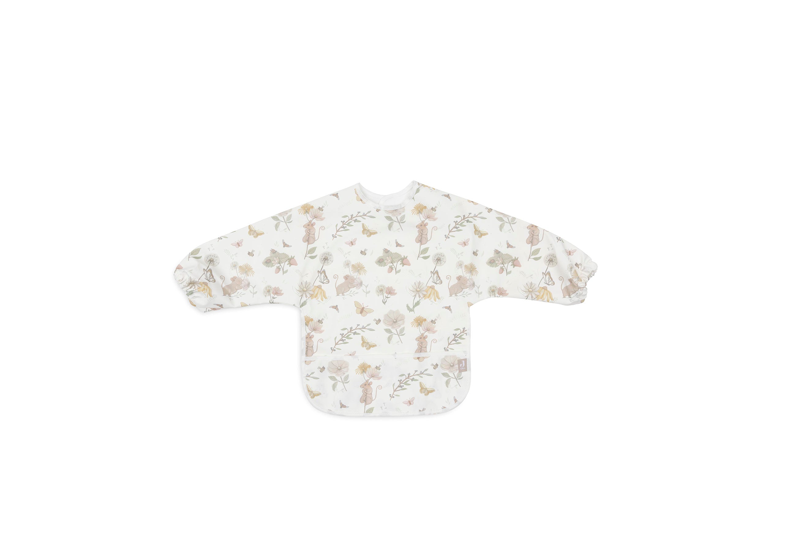 Jollein long sleeve bib dreamy mouse