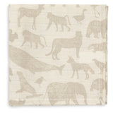 Jollein mouth cloth muslin animals print