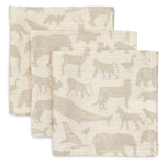 Jollein mouth cloth muslin animals print