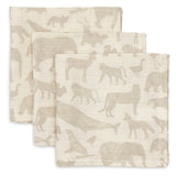 Jollein mouth cloth muslin animals print