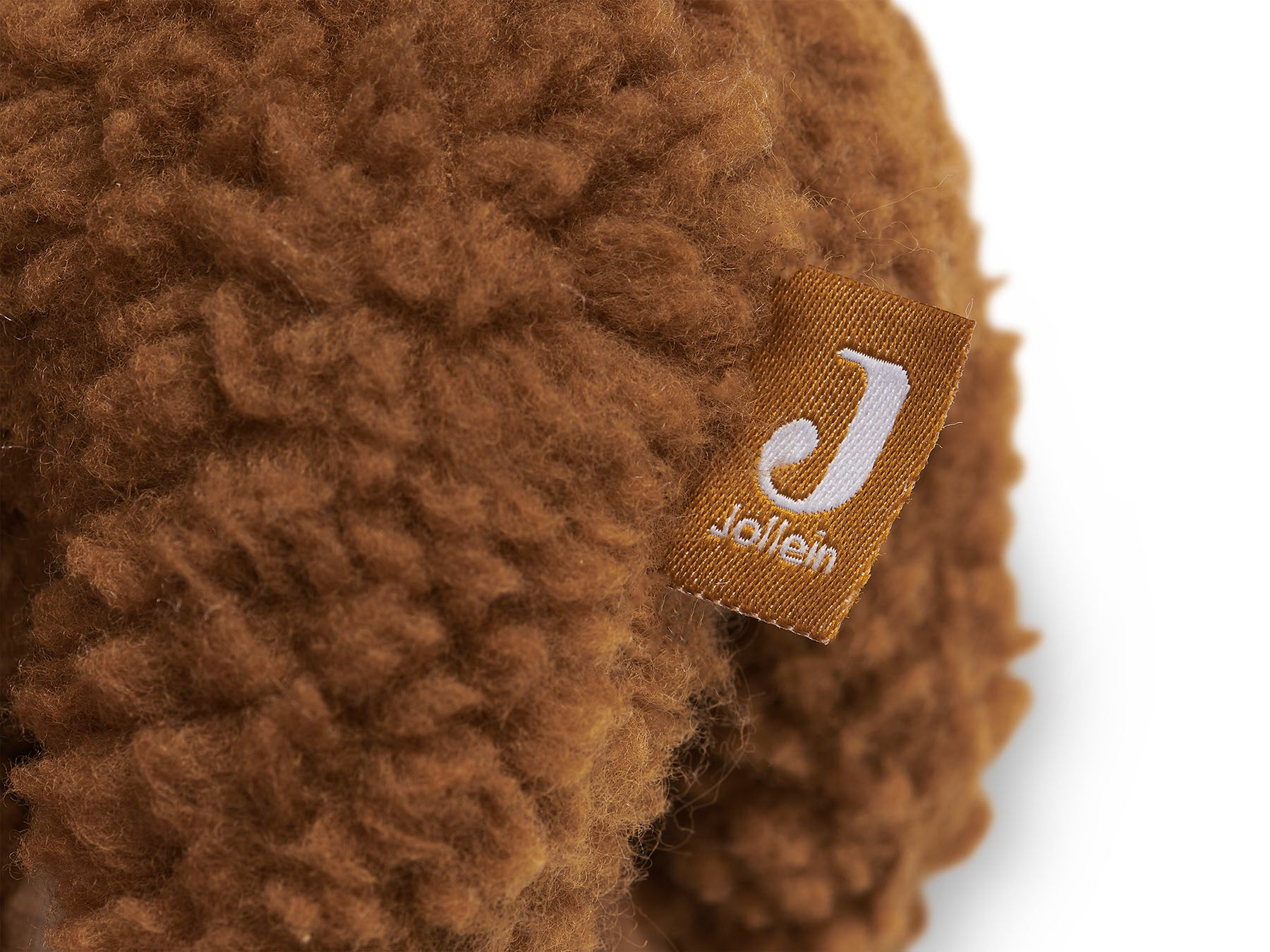 Jollein Musical soft toy in lama shape and caramel color