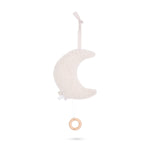 Jollein Musical soft toy in moon shape and nougat color