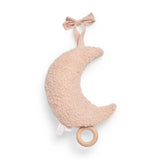 Jollein Musical soft toy in moon shape and pink pale color