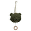 Jollein musical soft toy in teddy bear shape and leaf green color