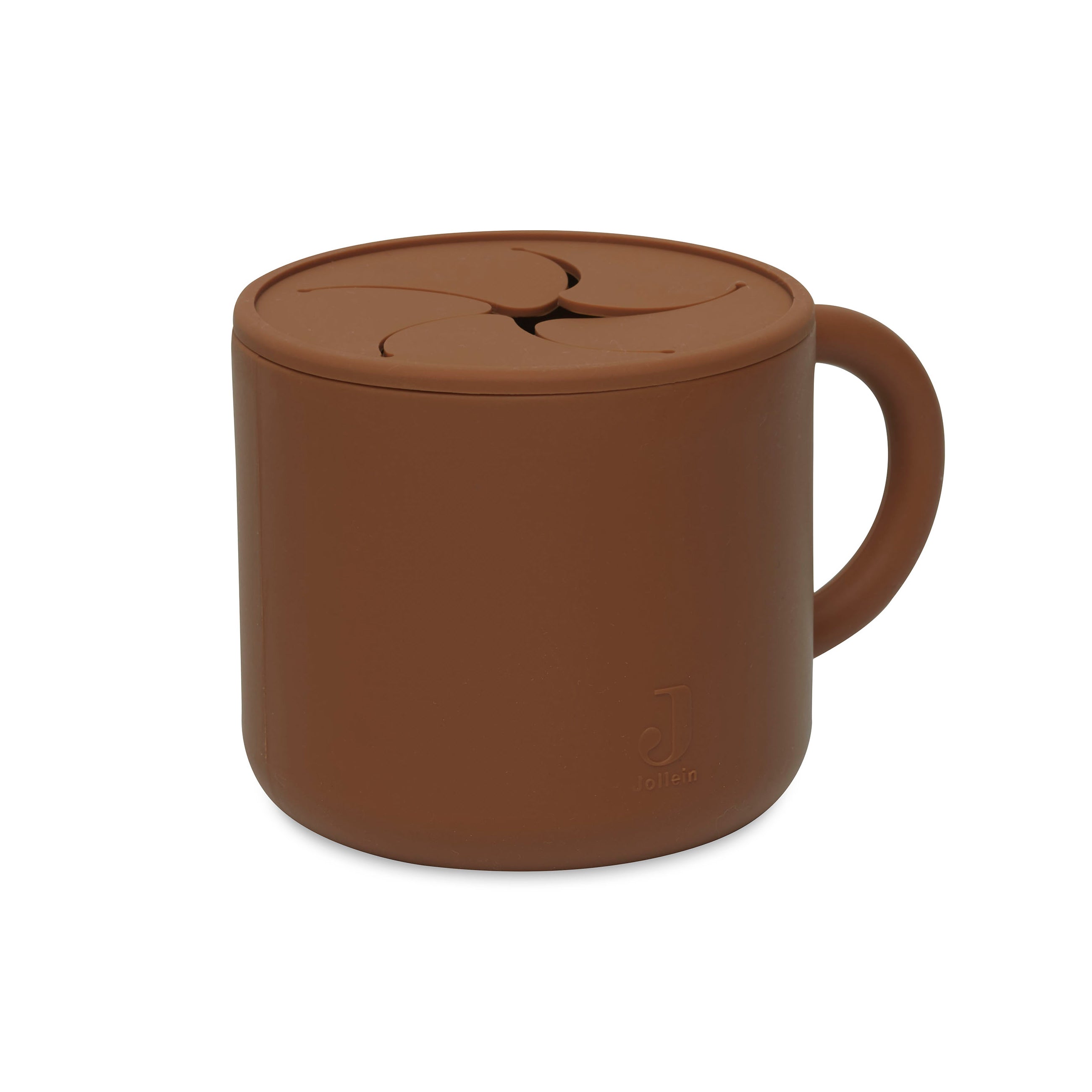 jollein silicone snack cup caramel