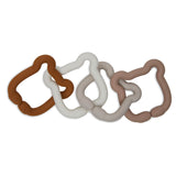 Jollein silicon loop rings teddy bear