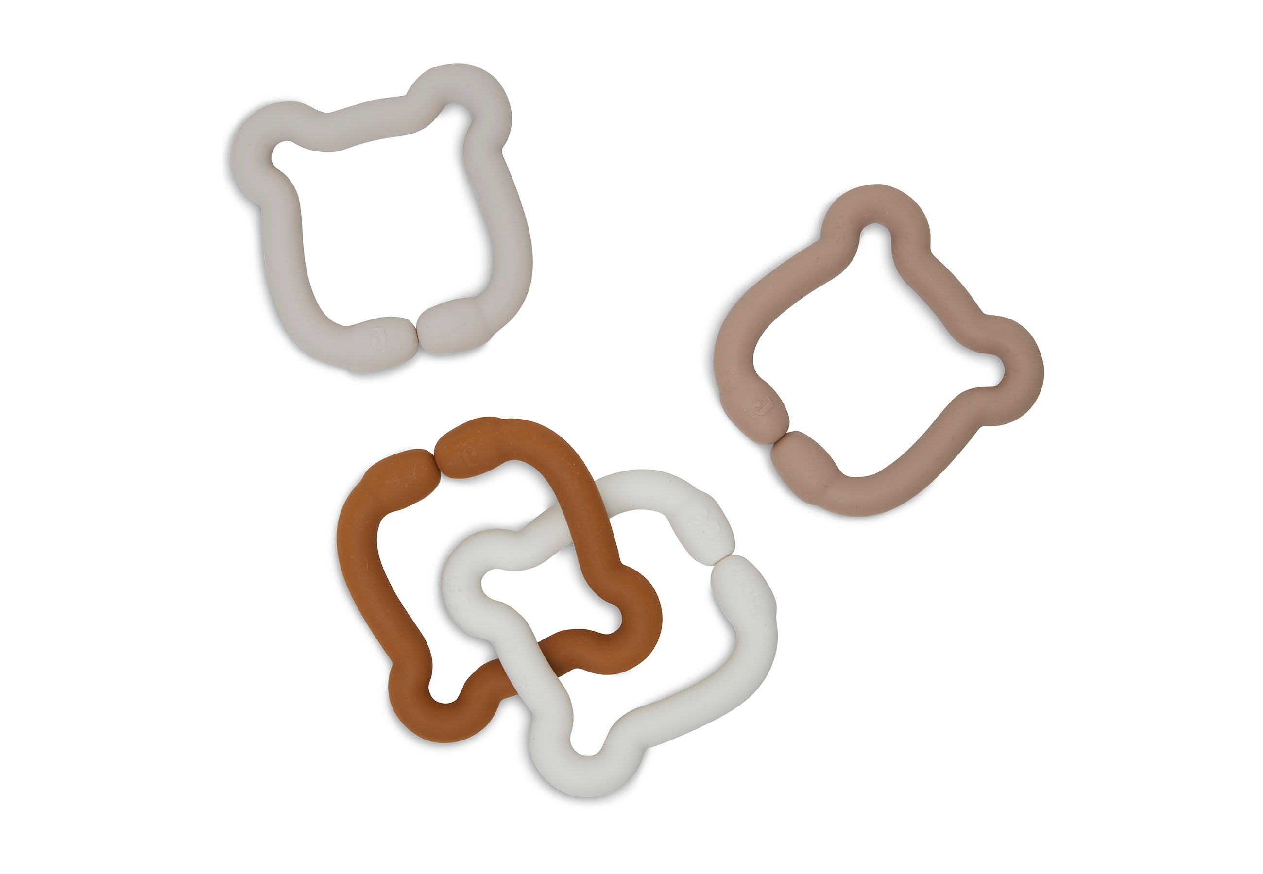 Jollein silicon loop rings teddy bear