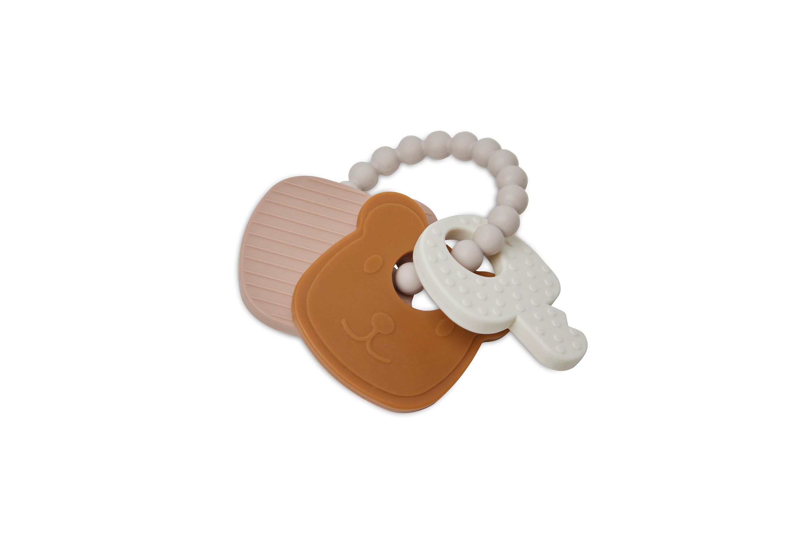 Jollein silicone teether teddy bear