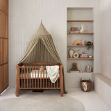 Jollein Canopy olive green in a nursery room