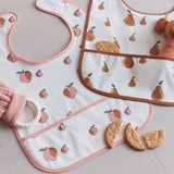 Jollein | Bib Waterproof - Peach (2pack)