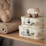 Jollein | Toys Suitcase - Dreamy Mouse (2pack) on wooden shelf