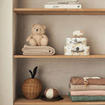 Jollein | Toys Suitcase - Dreamy Mouse (2pack) in wooden shelf closet with other products