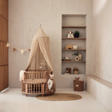 Jollein Canopy in Nougat in nursery room